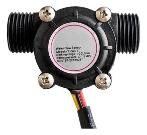 Debimetro Sensor de Flujo Caudalimetro YF-S201 30Ltrs/mn
