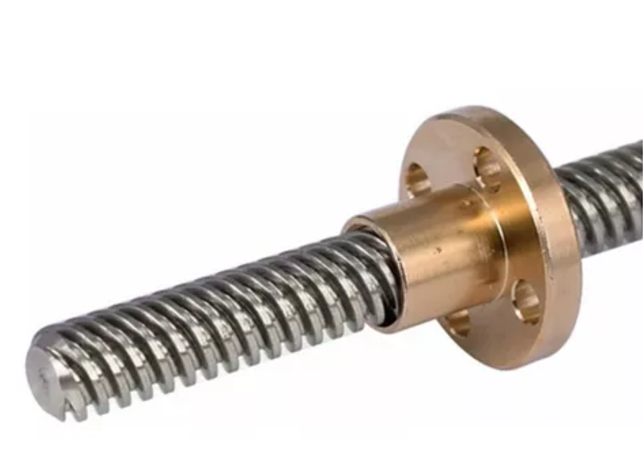 Varilla Roscada T8 Avance 8mm Paso 2mm Largo 330mm con Tuerca