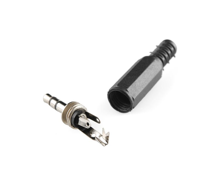 Conector 3.5mm doble canal estéreo audifonos sonido