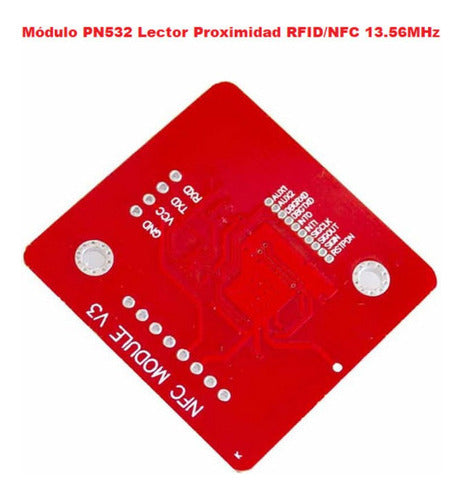 Kit Módulo PN532 Lector Proximidad RFID/NFC 13.56MHz con llavero