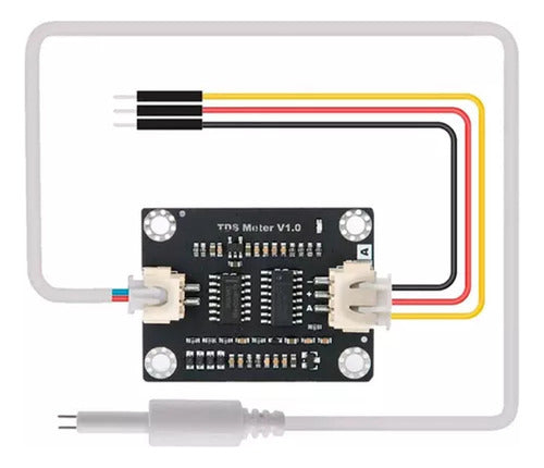 Kit SENSOR TDS ANALÓGICO DE CONDUCTIVIDAD Y CALIDAD DEL AGUA PARA ARDUINO