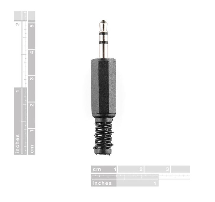 Conector 3.5mm doble canal estéreo audifonos sonido