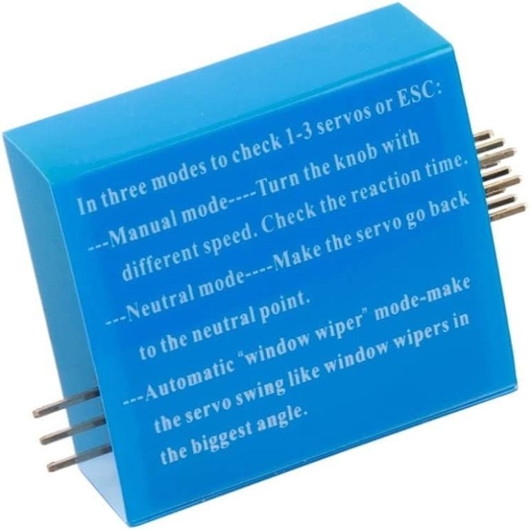 Probador Multi Servos Tester 3ch Ecs Ccpm Meter