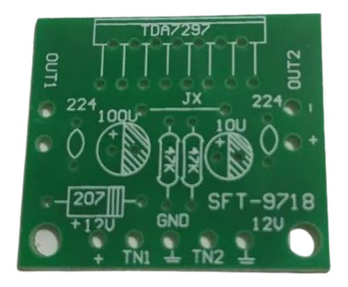 Kit Modulo Amplificador De Audio Tda7297 30 Watts Para Armar