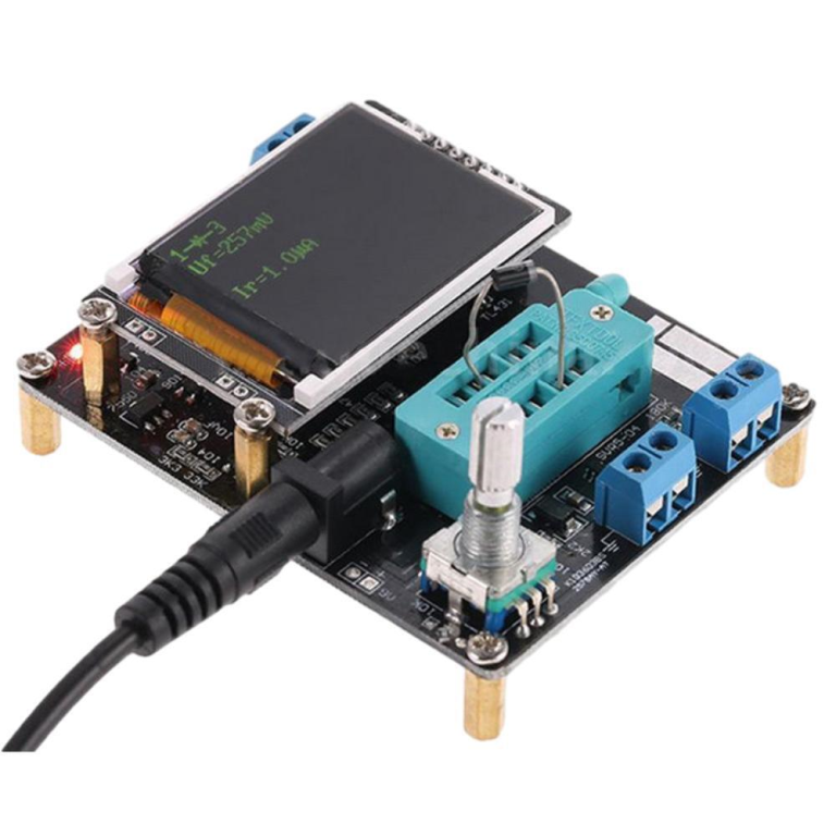 Kit Probador Transistores Diodos Mosfet ..GM328 + case acrílico + cargador