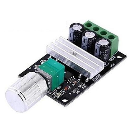 Módulo 1203BK PWM Controlador Velocidad Motor Dc 6 a 28Vdc 3Amp 80W Potenciómetro Switch without line
