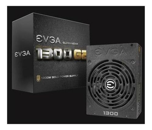 Fuente Poder EVGA SuperNOVA 1300 G2 80+ GOLD, 1300W NVIDIA SLI