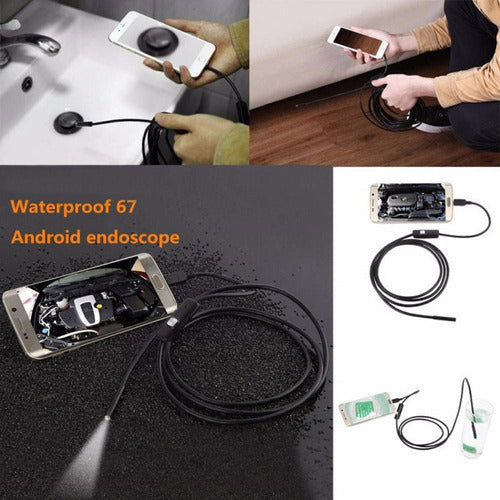 Cámara microendoscopio USB Mini USB tipo C (1m)