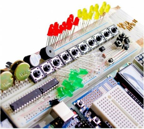 Kit iniciación /  practicas Arduino UNO R3 con RFID, LCD, Motor Paso a Paso, Servo, ….