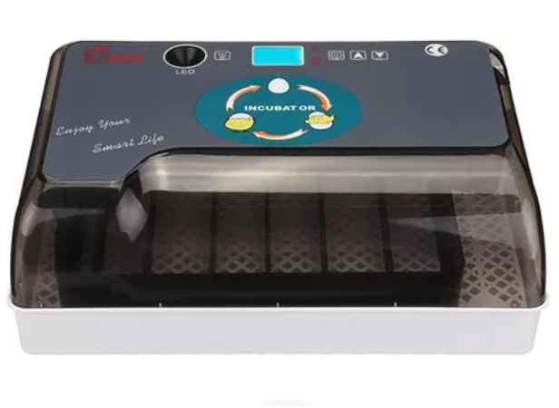 EW9-12 Incubadora Automática 12 Huevos Humedad Temperatura Giro Led