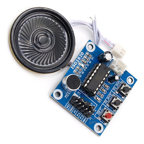 Módulo de grabación ISD1820 con altavoz de 0,5 W board +speaker