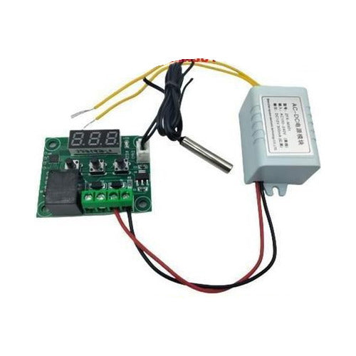 Termostato W1209 con Transformador ZFX-M301 12V Control Regulacion Temperatura