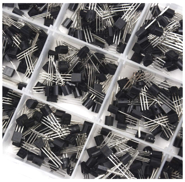 Kit de transistores NPN/PNP de 24 valores, 840 piezas