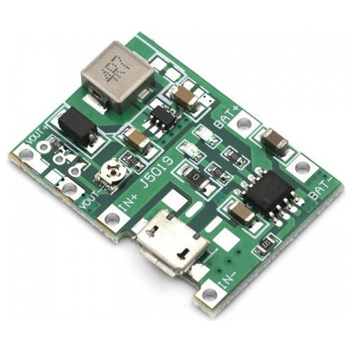 Cargador / Booster para para Baterías 18650 / Lipo 1S 2en1