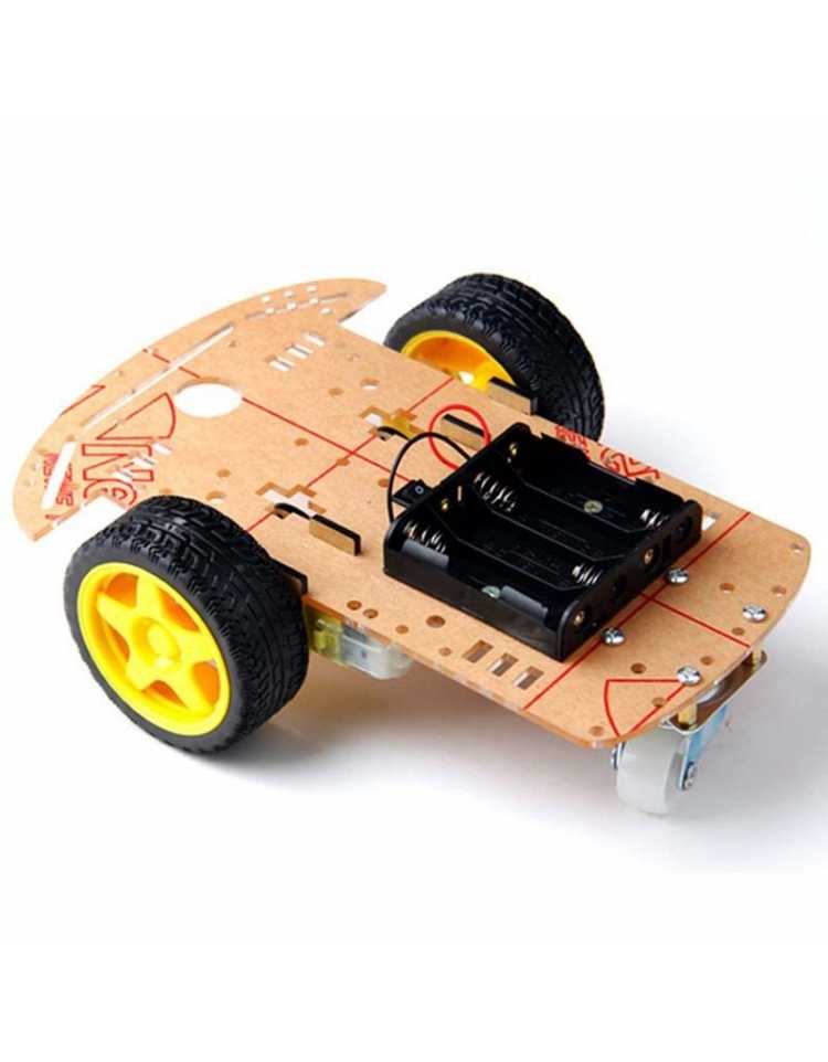 Kit Robot Carrito Chassis 3 Ruedas 2wd Juguete Educativo