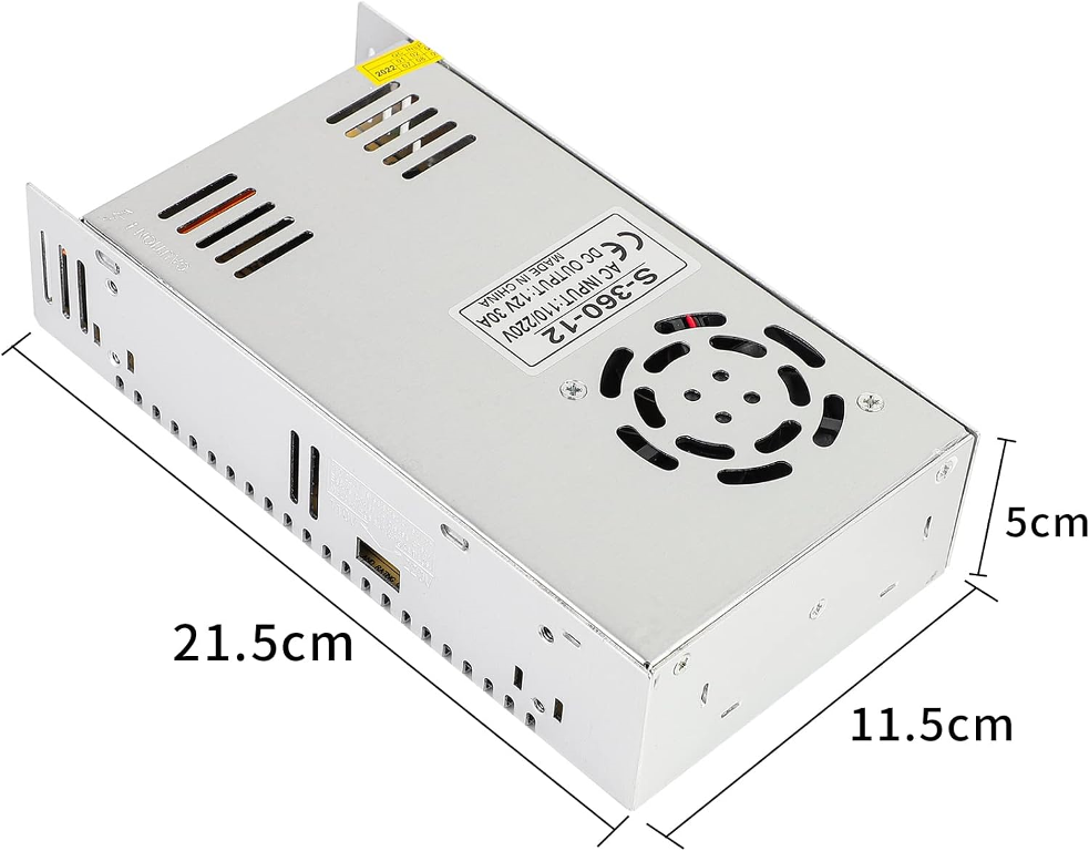 Fuente Poder Conmutada Transformador 12v 30a 360w