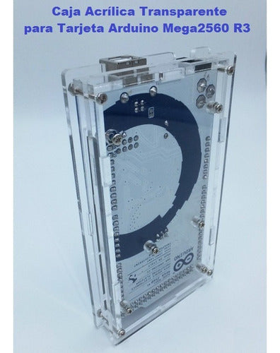 Caja Acrílica Transparente para Arduino mega2560