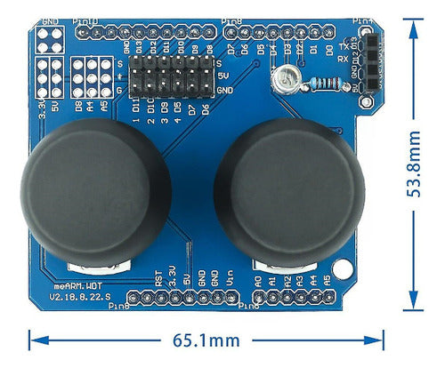 MÓDULO BOTÓN DE JOYSTICK DE JUEGO DUAL PS2 HU-M16