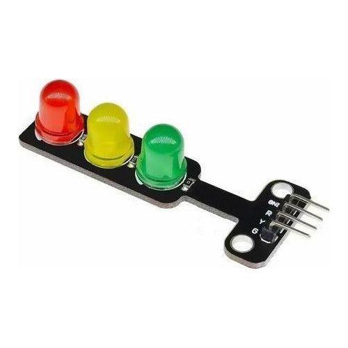 Módulo Semáforo 5V 3xLEDs Rojo Amarillo Verde, Maquetas, seguridad, hobbies